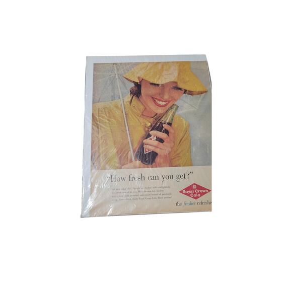 Royal Crown Cola Print Ad Lot Set of 5 - Picture 1 of 6